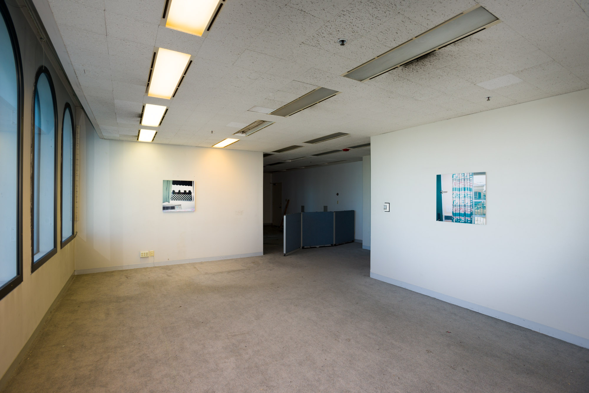 Installation view, 9800, 9800 S. Sepulveda Blvd., Los Angeles, CA, October 2015