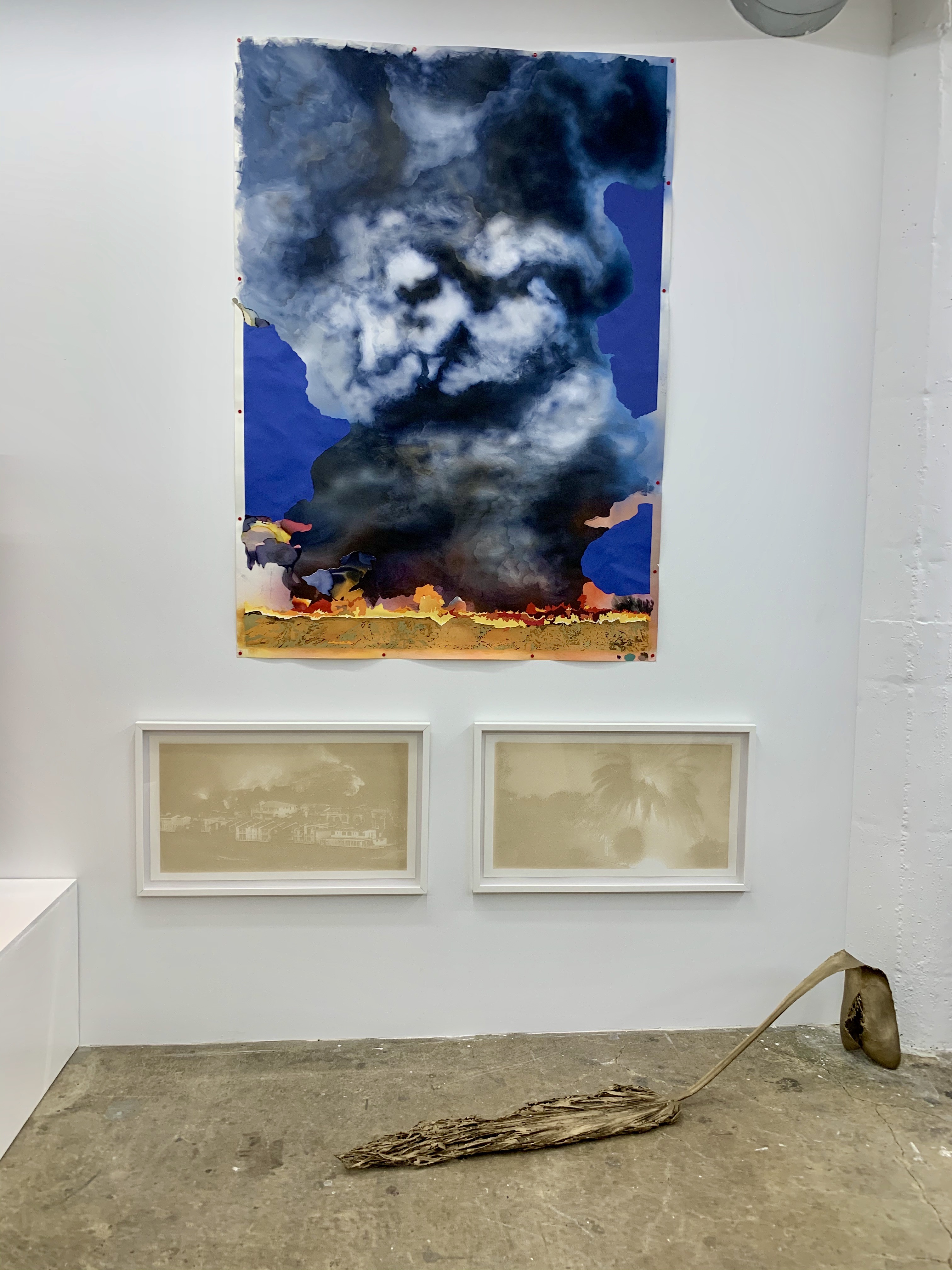 Installation View, L.A. on Fire, curated by Michael Slenske, at Wilding Cran Gallery, Los Angeles